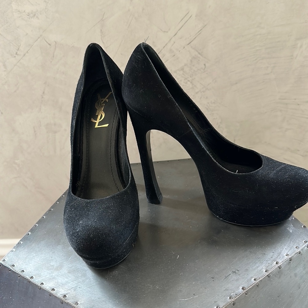 YSL platform pumps